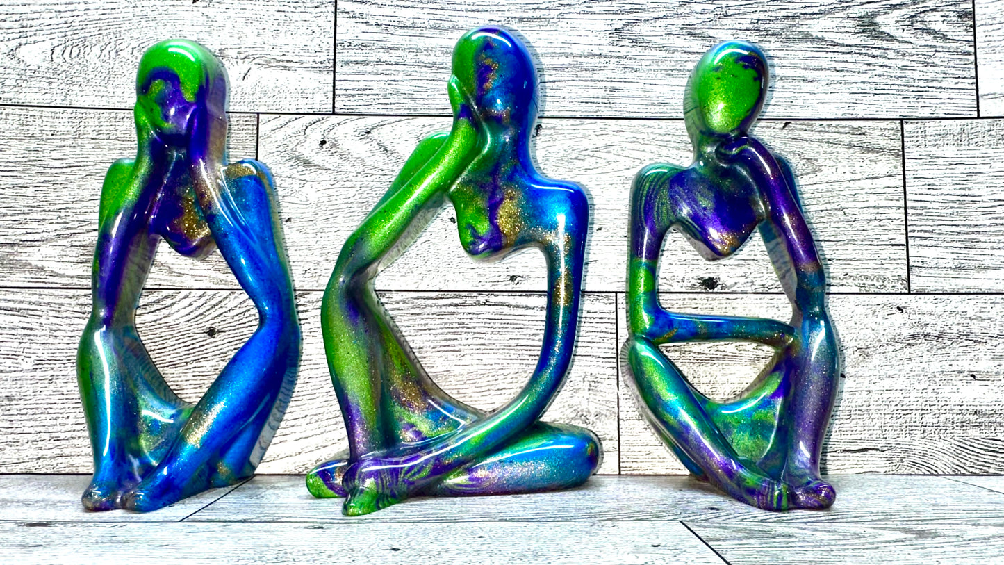 Set of 3 Lady THINKERS