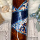 Blue Roses & Hand-Painted Woodgrain